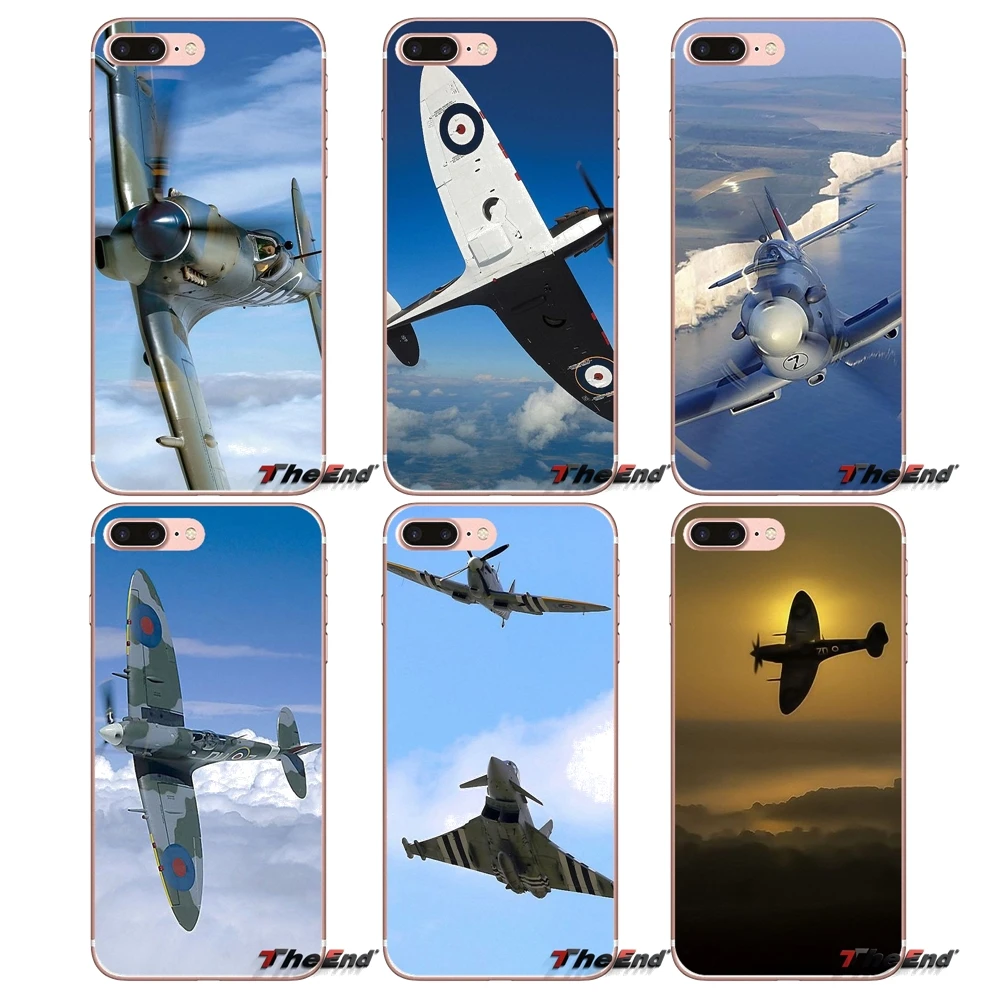 Мягкий чехол Supermarine Spitfire plane ever для Huawei G7 G8 Ascend P7 P8 P9 Lite Honor 4C 5X 5C 6X Mate 7 8 9 Y3 Y5 Y6 II Pro |