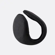 Зимние перчатки для катания на лыжах, теплые удобные мягкие наушники, зимние уличные наушники черного цвета