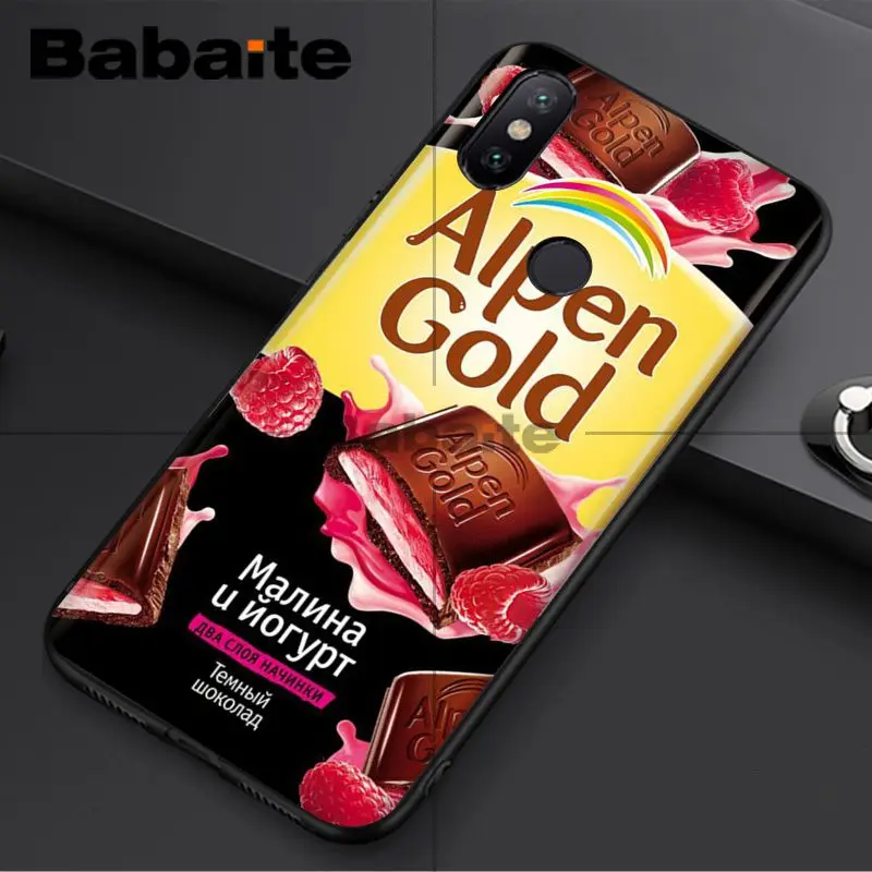 Babaite alenka bar wonka шоколадный черный мягкий чехол для телефона для redmi 5plus 5A 6pro 4X note5A note4x note6pro 6A чехол - Цвет: A12