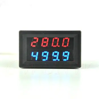 

DC Voltmeter Ammeter DC 0-500V 100A Voltage Current Indicator LED Dual Display Digital VOLT Amp Meter High Precision 200V 100V