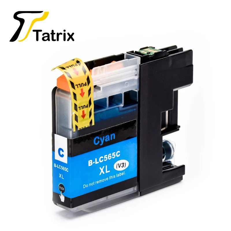 Tatrix 4PK для Brother LC567 LC565 совместимый чернильный картридж 567XL 565XL для принтера Brother MFC-J2310 J2510