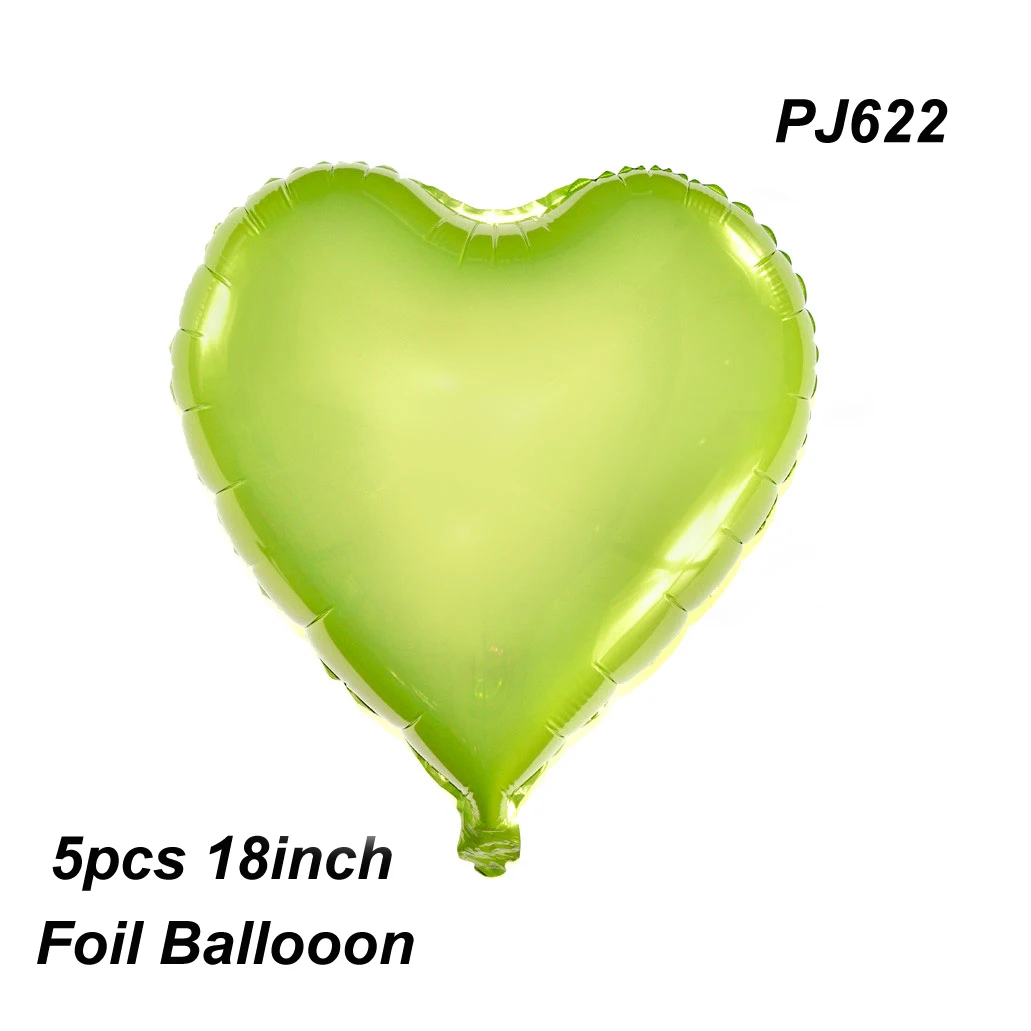 5 шт. воздушные шары 18 дюймов воздушные шары из фольги вечерние надувные шары серебряные Свадебные украшения с днем рождения надувные игрушки Воздушные шары - Цвет: PJ622