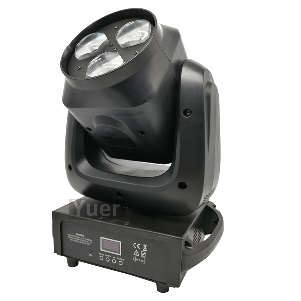 Movendo a Cabeça Feixe de Luz Luzes de Discoteca Luz de Palco Rgbw Led 3 x Dmx 512 40 w Levou Lavagem Zoom Led dj Xmas Musico Natal Som Ativa 3 Efeito de Iluminação de palco