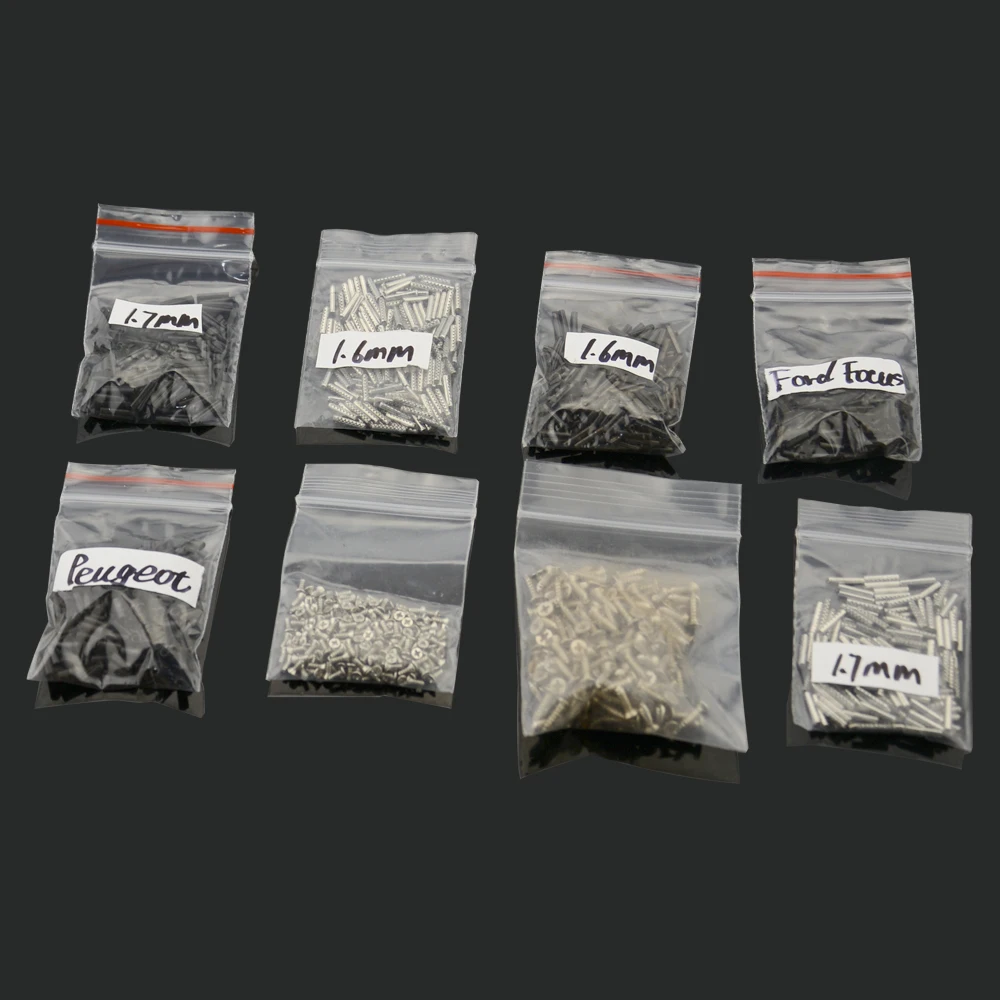 CHKJ 200pcs lot Car Flip Remote Key Fixed Pins Screws Locksmith Tools Part Repair Accessories Locksmith Tools Supplies