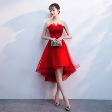 Сексуальное Красное платье подружки невесты, выпускное платье, Формальное свадебное платье, платье для выпускного вечера, светоотражающие платья, Robe De Soiree Vestido De Noiva