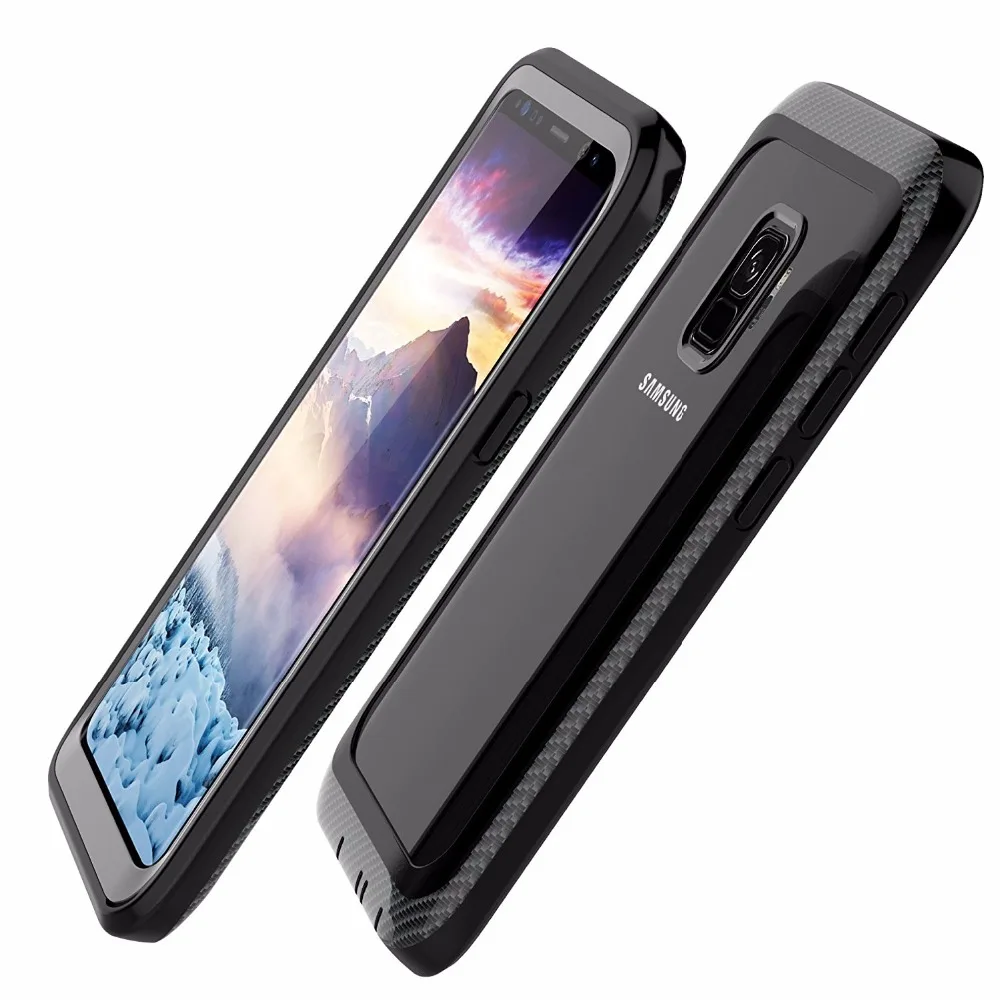 Чехол для Galaxy S9 встроенный защитный чехол экрана 360 градусов противоударный