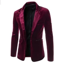 Мужской костюм куртка бархатная Зимняя мода Мужская зернистая пряжка куртка теплый Досуг качество на заказ деловой костюм куртка