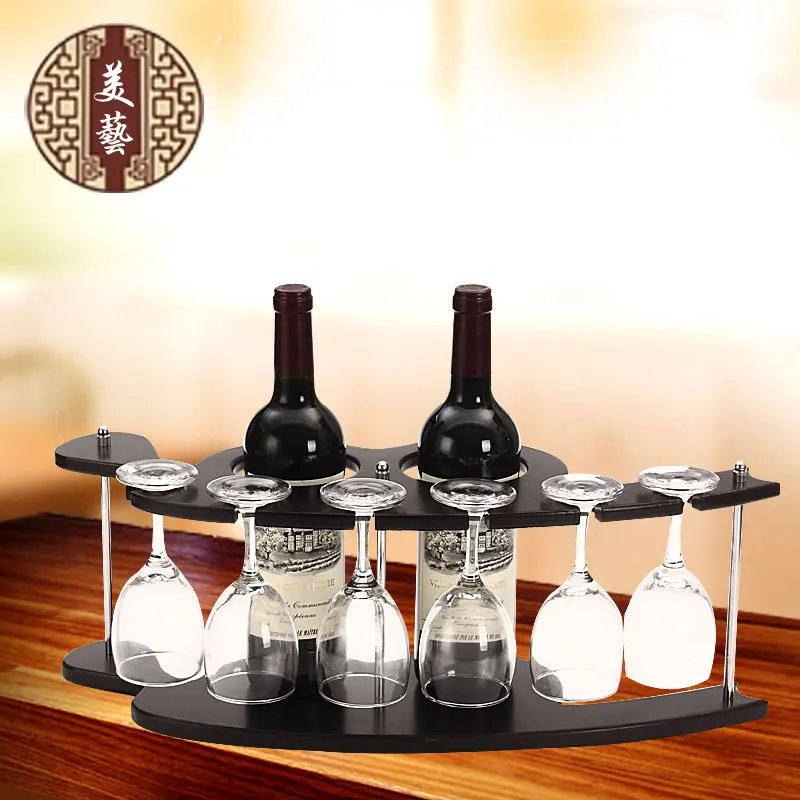 Meiyi love wine frame glass frame Wine glass shelf European household