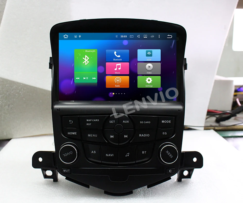 Top Lenvio 4G RAM 32G ROM Android 8.0 CAR DVD GPS Player For Chevrolet Cruze 2008 2009 2010 2011 Radio GPS Navigation Octa Core IPS 0