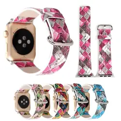 YUKIRIN разноцветный переплетения Кожаный ремешок для Apple Watch Series 4 3 2 1 наручные пряжка для пояса iwatch 40 44 мм 38 42 мм