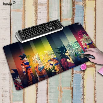 

Mairuige Dragon Ball Z Anime Large Mouse Pad Locked Edge Pad to Mouse Notbook Computer Mousepad 90x40cm Gaming Padmouse Gamer