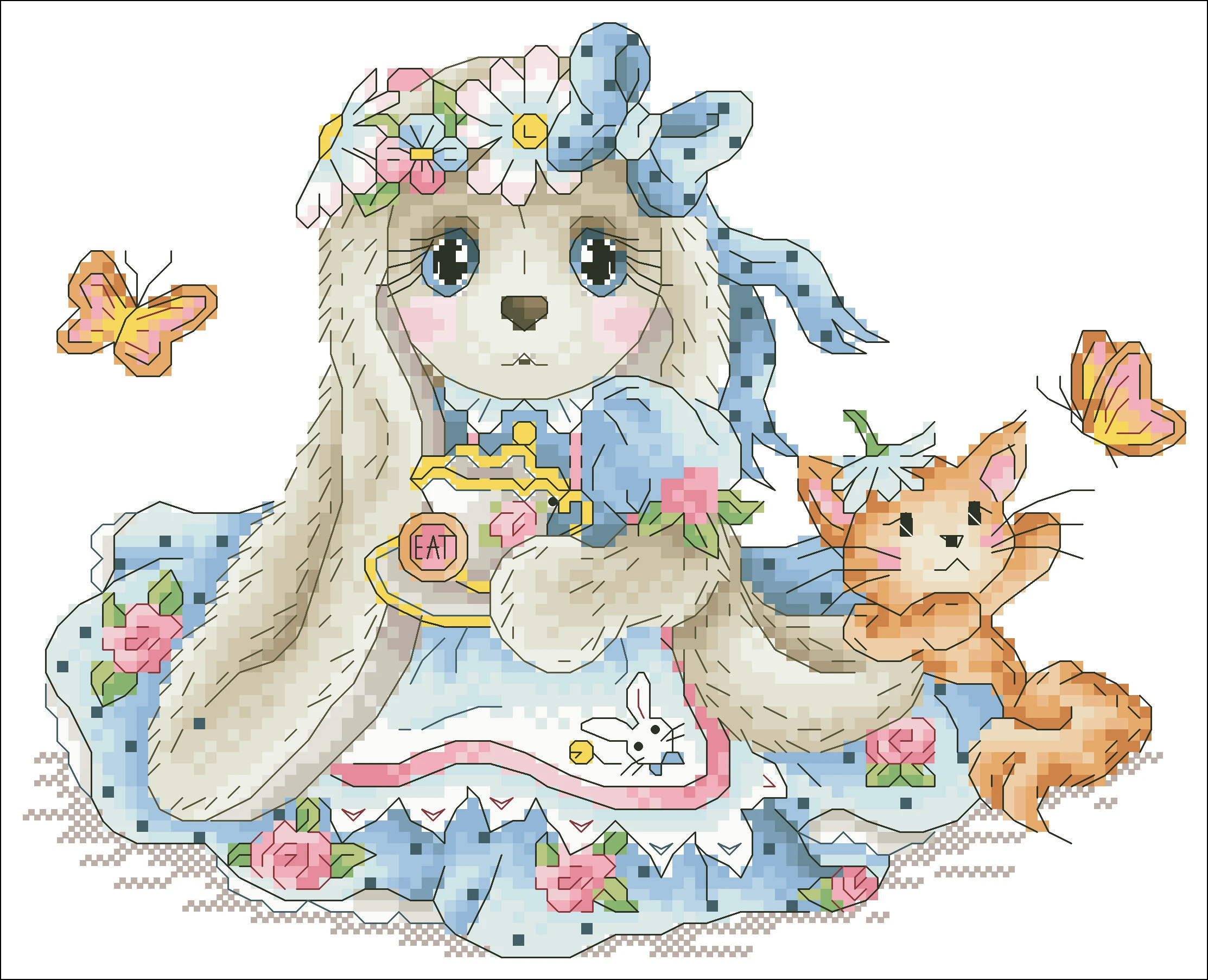 Сичкарь схемы вышивки. Вышивка крестом Светлана Сичкарь. Зайки Светланы Сичкарь вышивка. Зайчики Светлана Сичкарь. Светланы Сичкарь @Sichkar_Stitch.