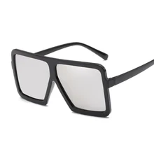 Винтажные негабаритные Квадратные Солнцезащитные очки для женщин люксовый бренд черные Большие оправы Солнцезащитные очки женские мужские оттенки