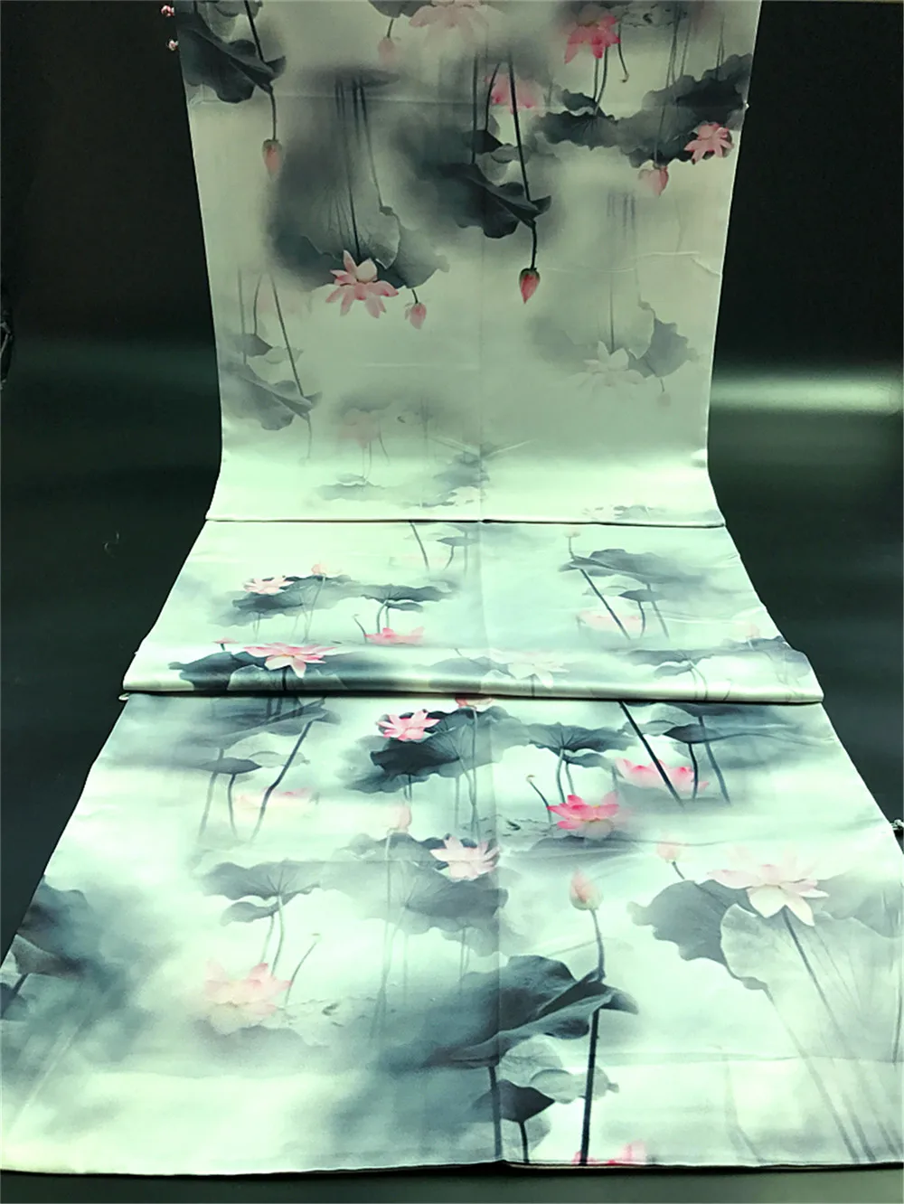 172x50cm SILK Lycra FABRIC 30%Natural Silk+70%Lycra Fashion Fabrics Dress Silk Print Fabric HF34 | Дом и сад