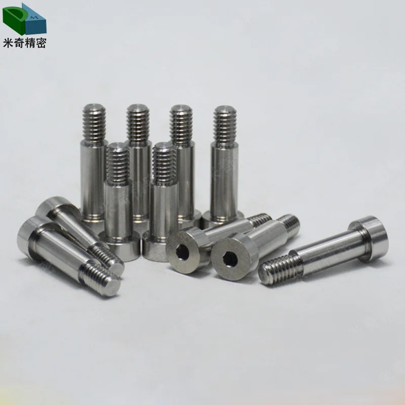 Size : MT319 8 50 Ping.Feng Equal Height Limit Bolt Stainless Steel External Thread Convex Shaft Shoulder Plug Screw Socket 3 Screws 