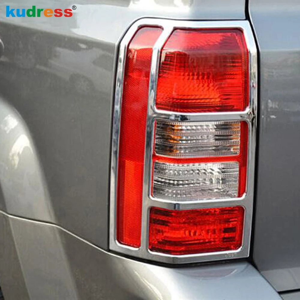 Car Sticker For Jeep Patriot 2007 2017 ABS Chrome Rear HeadLight Cover