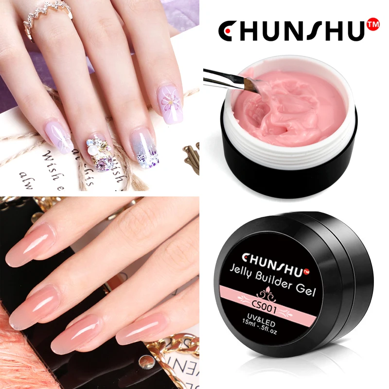 CHUNSHU прозрачный гель для защиты от УФ лучей строитель французский удлиненный