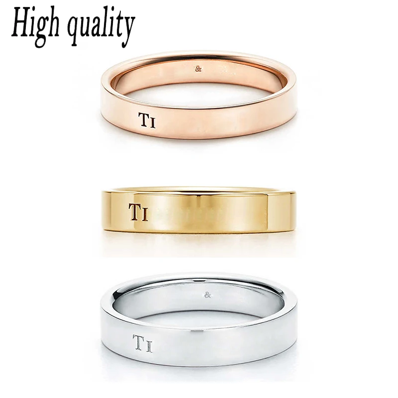 

High quality jewelry TIFF ring 100% S925 sterling silver fashion classic charm Co temperament ladies birthday gift ring