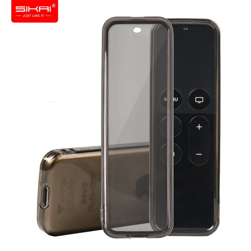 Чехлы для Apple tv 4 крышки для пульта дистанционного управления Siri Прозрачный ударопрочный пылезащитный Разъем SIKAI