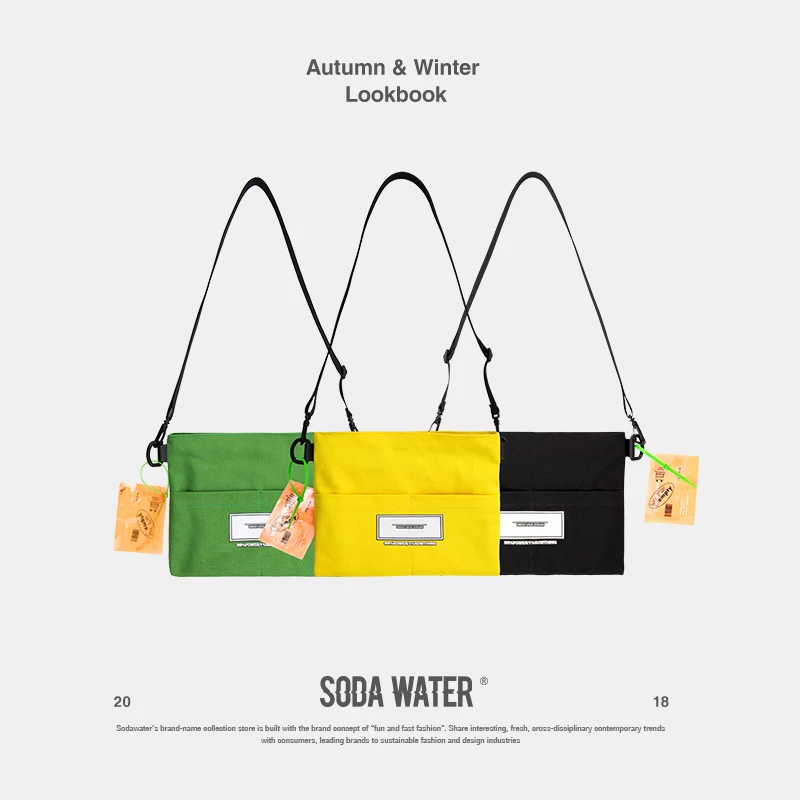 SODA WATER для мужчин женщин Количество печати сумки на пояс унисекс поясная сумка