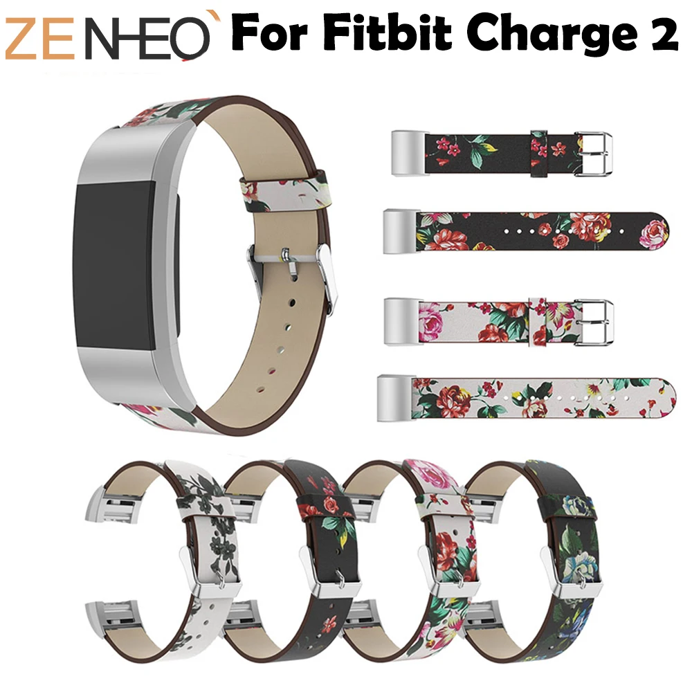 

Leather Strap for Fitbit Charge 2 Band Smart Accessorie for Fitbit Charge 2 Watchbands Smart Wristband Strap Replacement Bands