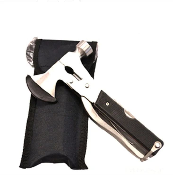 

Outdoor combination tool multi-function hammer axe portable life-saving axe hammer at 7614