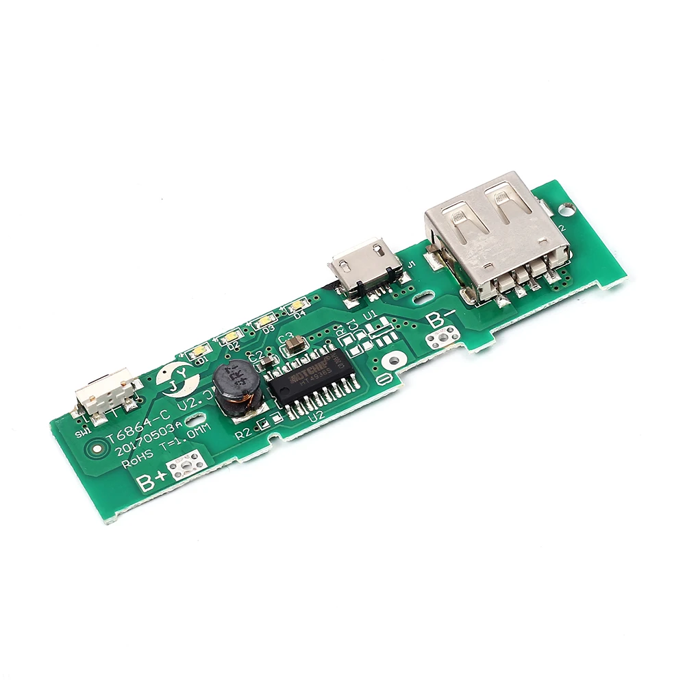 5V 2.1A модуль зарядного устройства Блок питания печатная плата PCB Повышающий