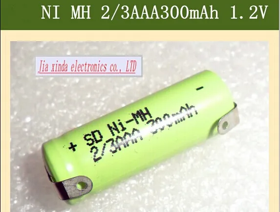 1,2 V 2/3AAA 300MAh 300mah 2/3 AAA Ni-MH аккумуляторная батарея никель-металл-гидридная Зарядка батареи сварочные ноги