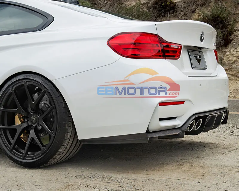 V Style  Rear Diffuser For BMW F8X F80 F82 M3 M4 2014UP B255F