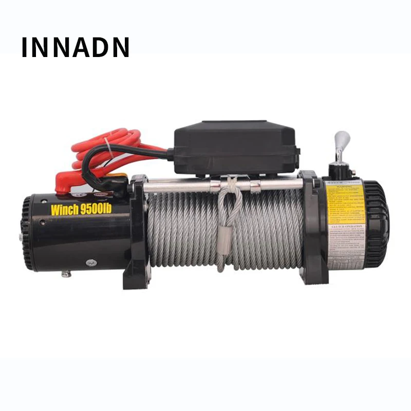 Electric capstan WINCH 9500IB 12V Car Crane Electric Hoist Winch SUV Self help Car Winch Crane
