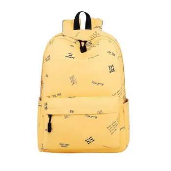 

Fashion Teenage Girls Backpack Preppy Style Backpacks Letter Print Travel School Bags Cute Candy Color Rucksack Casual Mochila