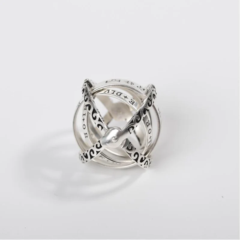 SG горячее серебряное и Золотое кольцо с астрономическим шаром, сложное вращающееся космическое созвездие, кольцо на палец для влюбленных пар, ювелирные изделия