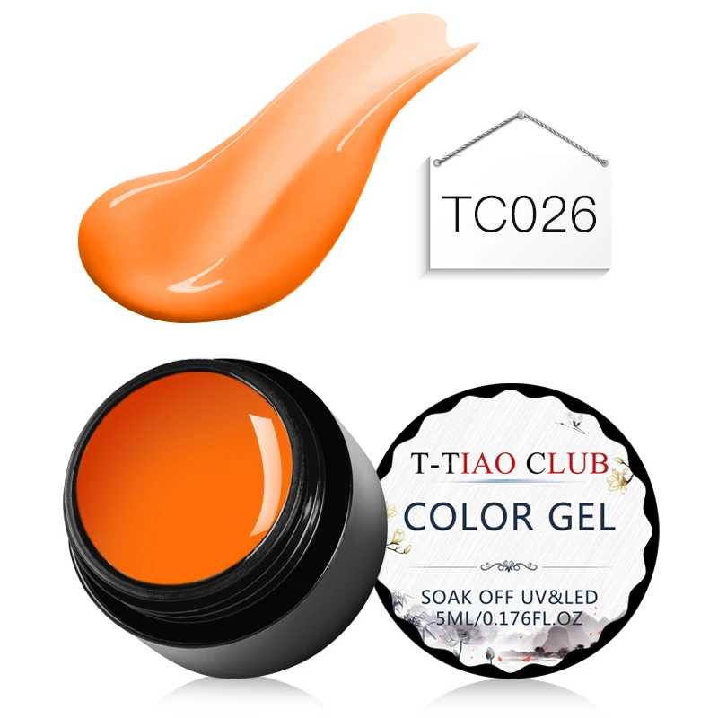 T-TIAO CLUB, чистый цвет, Гель-лак для ногтей, замачиваемый, для маникюра, УФ-Гель-лак, Базовое покрытие, лак для нейл-арта, украшения для маникюра - Цвет: S00968