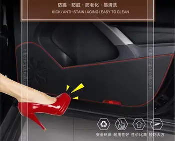 

car-styling case for Volkswagen Touareg 2011 2012 2013 2014 2015 2016 2017 car door anti-kick protection accessories