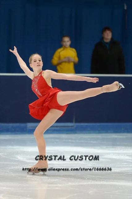 Vestido de patinaje artistico personalizado para ninos ropa de patinaje sobre hielo DR4077
