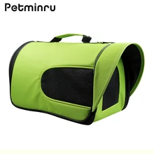 Petminru Eaves Тип собака кошка контейнер для перевозки домашних животных о отверстиями для воздуха снаружи Путешествия Перевозчик сумки складной Тедди собака Перевозчик Сумка