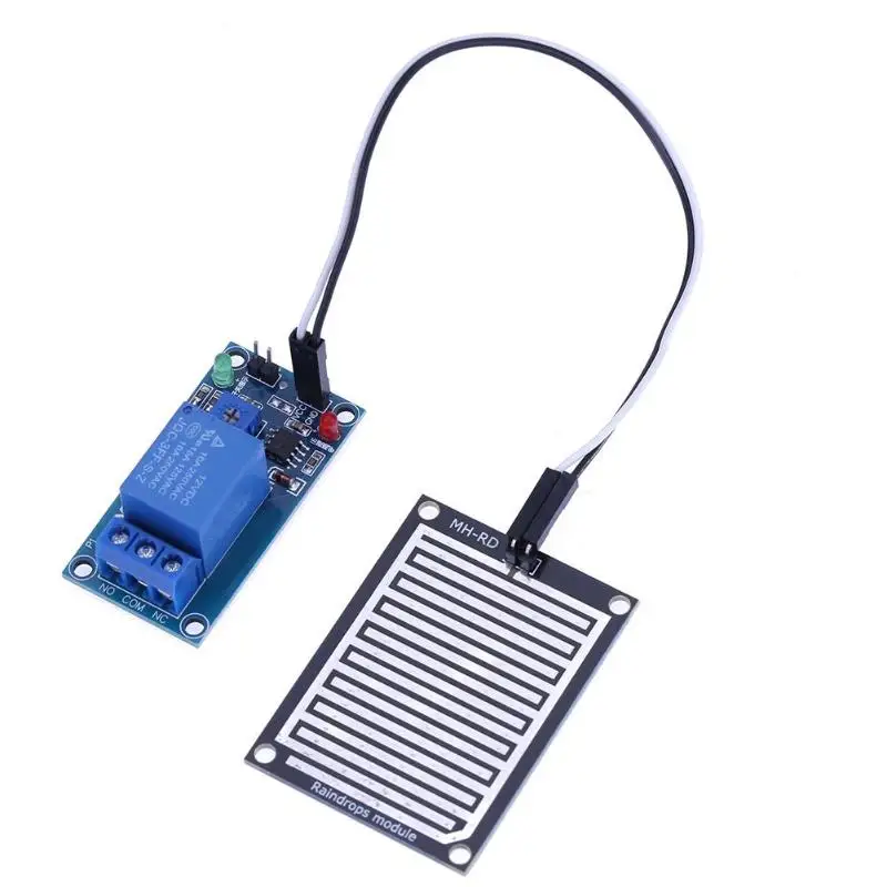 

12V 5-12mA M35 Moisture Rain Drops Control Module Moisture Sensor Rain Leak Water Droplets Module Sensor For Arduino Robot kit