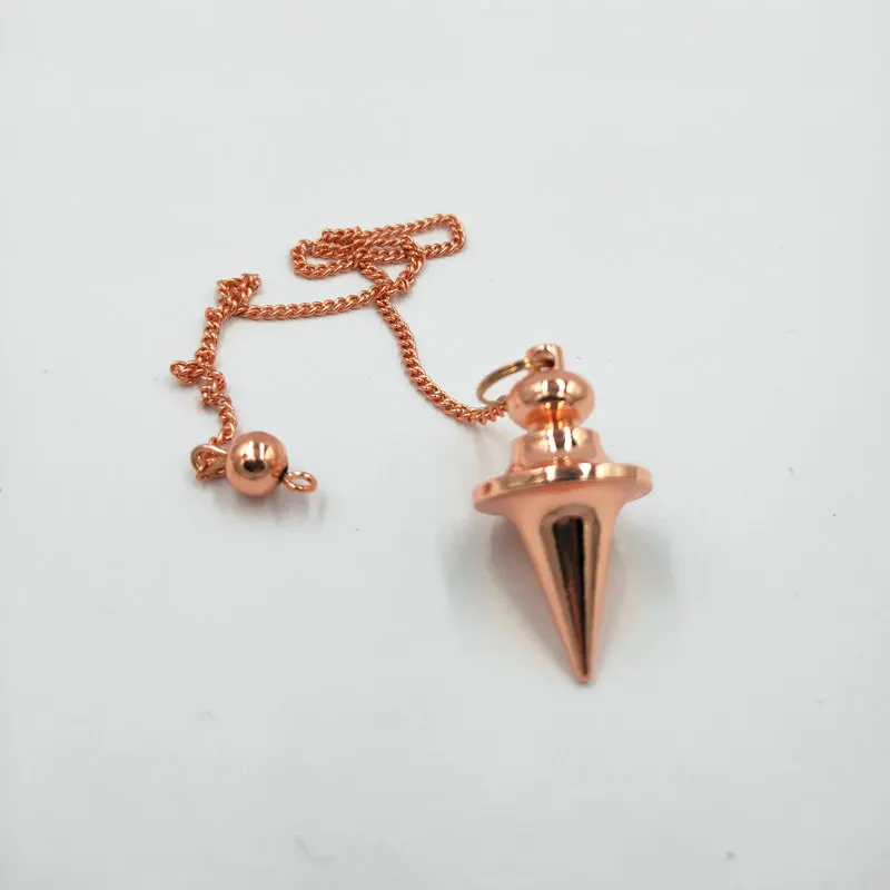 Reiki Copper Metal Pendulum Pendant for Dowsing