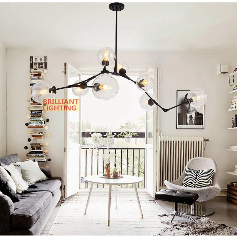 Art Deco Chandelier Lighting Fixtures For Living Dining Room Lustre Led Luminaria Chandeliers 5