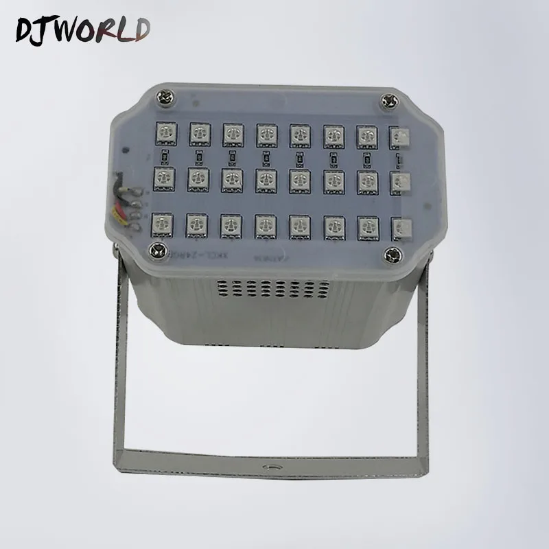 

24 Led High Power RGB LED Stage Light DJ Strobe Flash Light Club Party Festival Casting Aluminum Shell White Blue Or Black Body