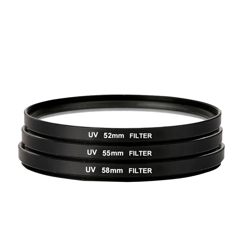 Ультрафиолетовый защитный УФ-фильтр для объектива с защитой от УФ-излучения 52/55/58/62/67/72/77/82 мм для Canon Nikon для sony для Sigma для Pentax Камера