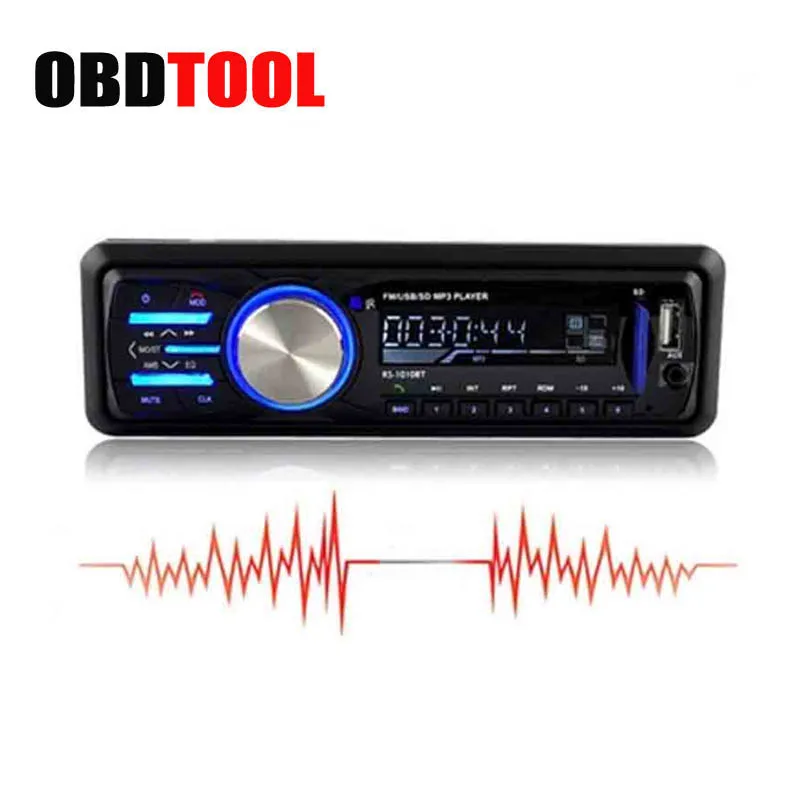 

Auto MP3 Stereo Bluetooth Handsfree Calls 12V 1 Din FM Aux Input Receiver SD USB MP3 MMC WMA Car Radio Player