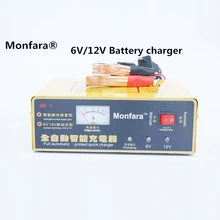 New 220 V Motocicleta Carregador de Bateria de Carro Reparação de Pulso Inteligente Carregador de Bateria 6 V/12 V 80AH carregador Motocicleta
