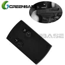 Зеленая база Ade Расширенная оптика Glock крепление пластина база fit пистолет Vortex Sightmark Burris Mirco Красный точка зрения для Glock 17 19 22