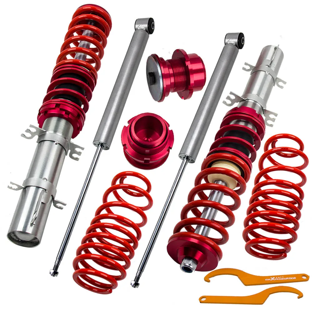Coilover Suspenion Kit for Volkswagen VW Golf MK4 Lowering Coil Springs 1999-2005 SEAT Leon MK1 | Автомобили и мотоциклы
