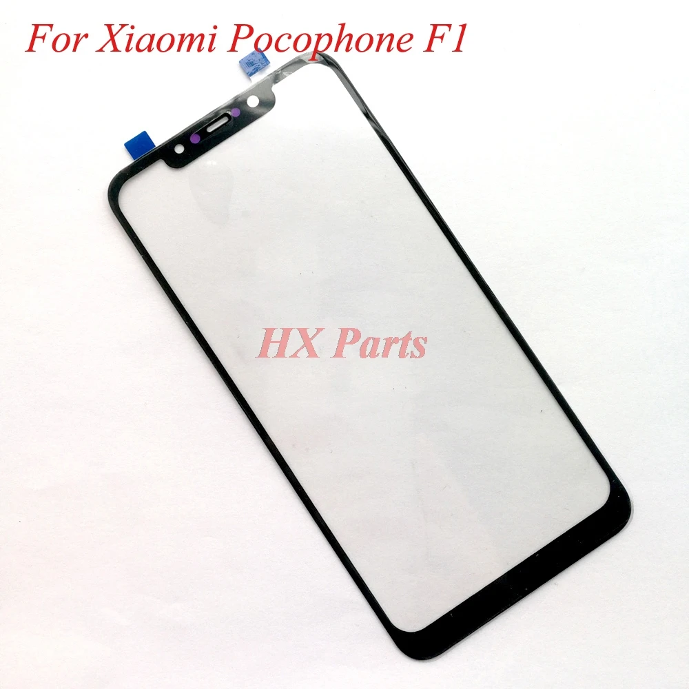 

For Xiaomi Pocophone F1 Original Screen Front Outer Glass Lens Screen Glass Front Touch Replacement Part