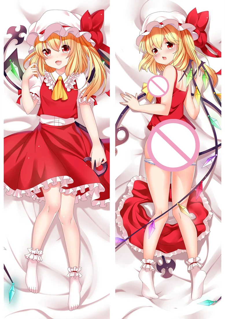 Обновление октября Аниме TouHou проект воплощение алого дьявола Flandre Scarlet hugging Body