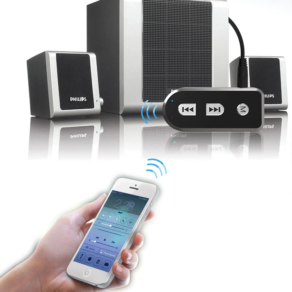 HEVARAL CSR Wirelesss Audio Adapter Wireless Blueooth Receiver Car Kit Stereo Sound Music Mini Portable For Speaker Headphones