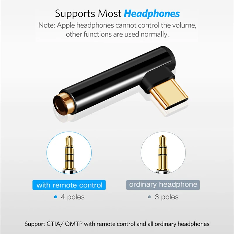 Type C 3.5MM Jack Earphone Cable USB C to 3.5mm AUX Headphones Adapter For Huawei mate 20 P20 pro Xiaomi Mi 6 8 Audio cable Type C 3.5MM Jack Earphone Cable USB C to 3.5mm AUX Headphones Adapter For Huawei mate 20 P20 pro Xiaomi Mi 6 8 Audio cable