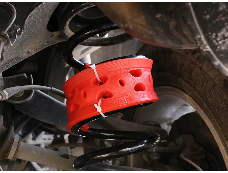 Амортизатор клей подвеска защита пружина модификация автомобильные аксессуары для Nissan Patrol y62 - Цвет: rear red Big 2pcs